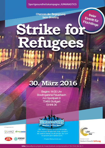 Gemeinsamer Bowlingnachmittag mit Flüchtlingen - nur mit Anmeldung