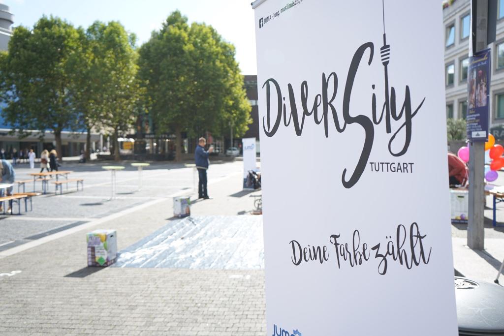 DiverCity am 15.9.2017 auf dem Stuttgarter Marktplatz