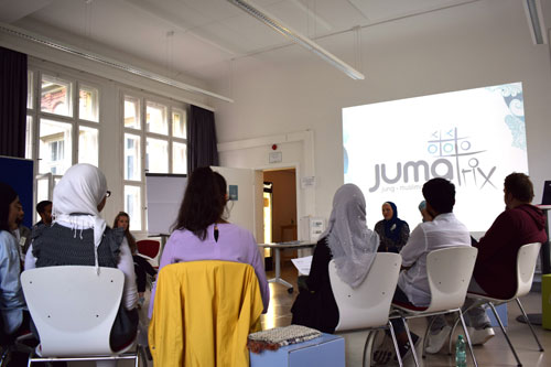 Das Team von JUMA in Baden-Württemberg im Social Impact Lab Stuttgart
