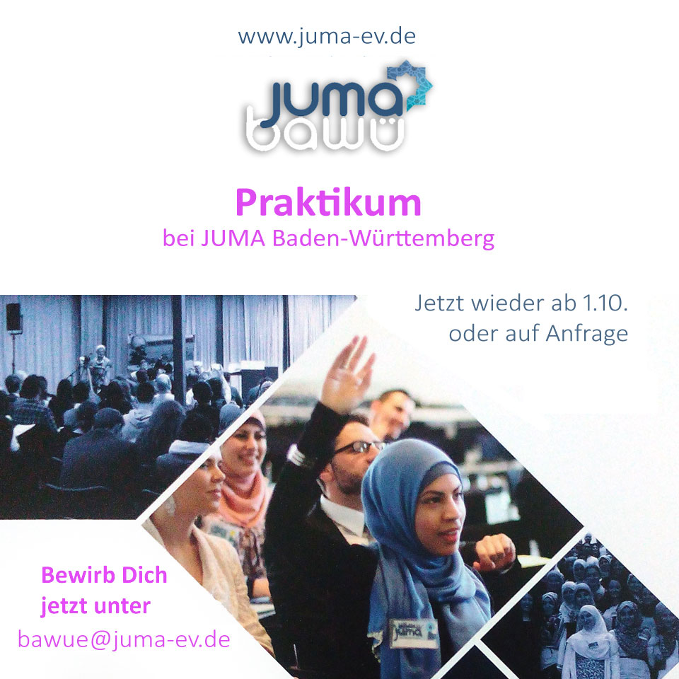 Bewirb Dich jetzt für ein Praktikum bei JUMA in Stuttgart